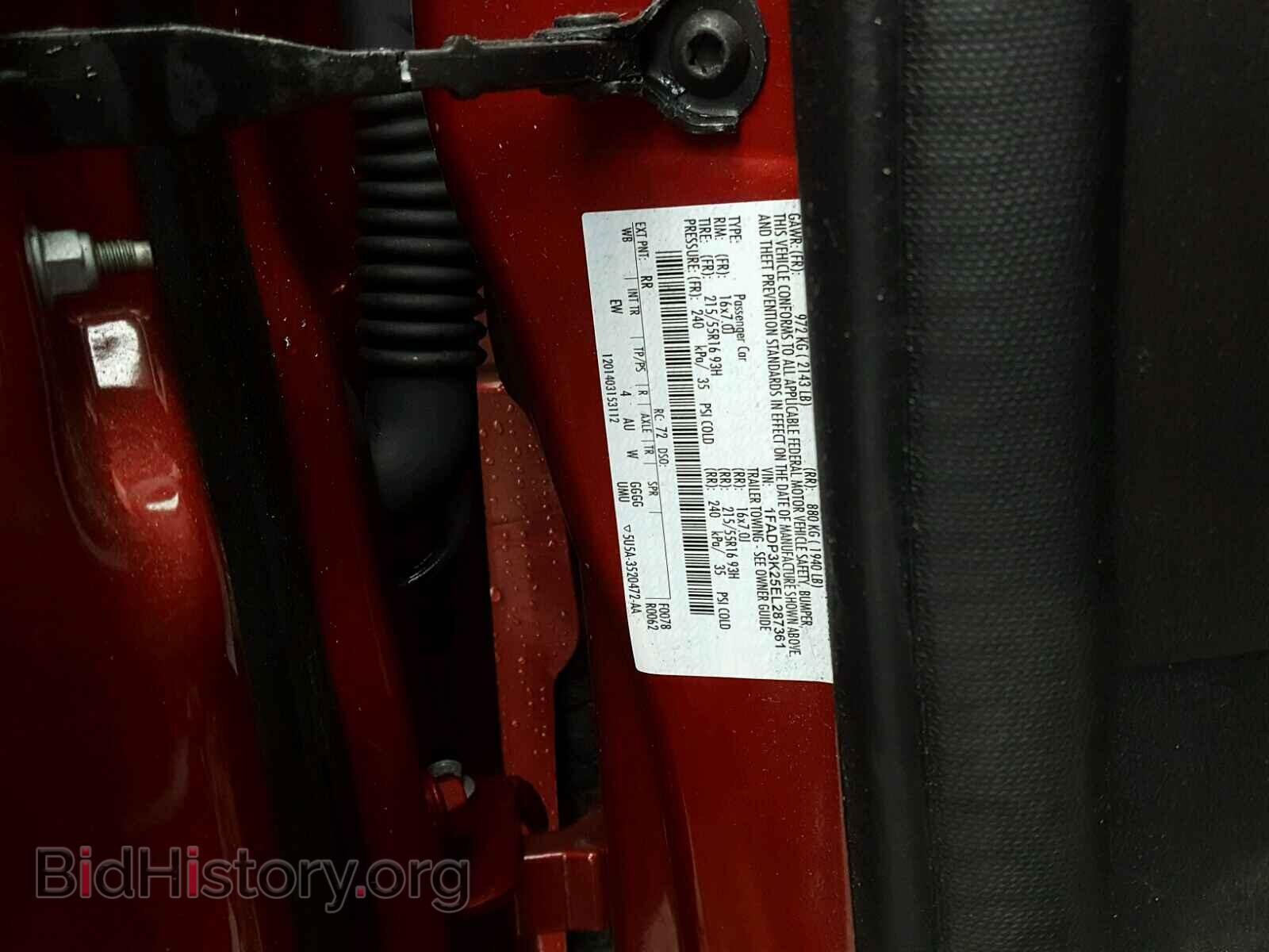 2014 FORD FOCUS - VIN: 1FADP3K25EL287361 - Photo 10
