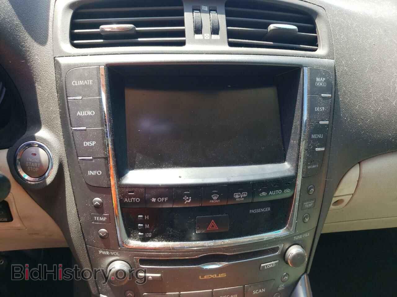 2009 LEXUS IS - VIN: JTHBE262292016926 - Фото 9
