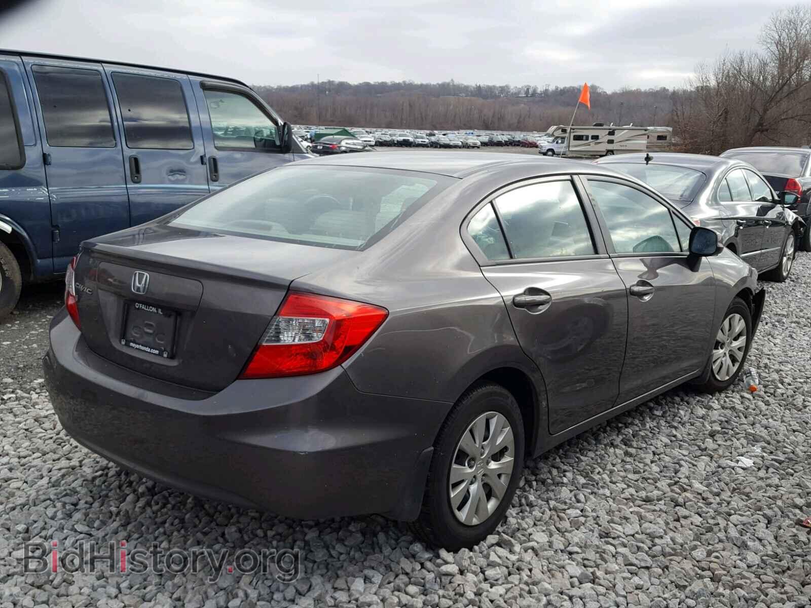 2012 HONDA CIVIC LX - VIN: 19XFB2F53CE068968 - Фото 4
