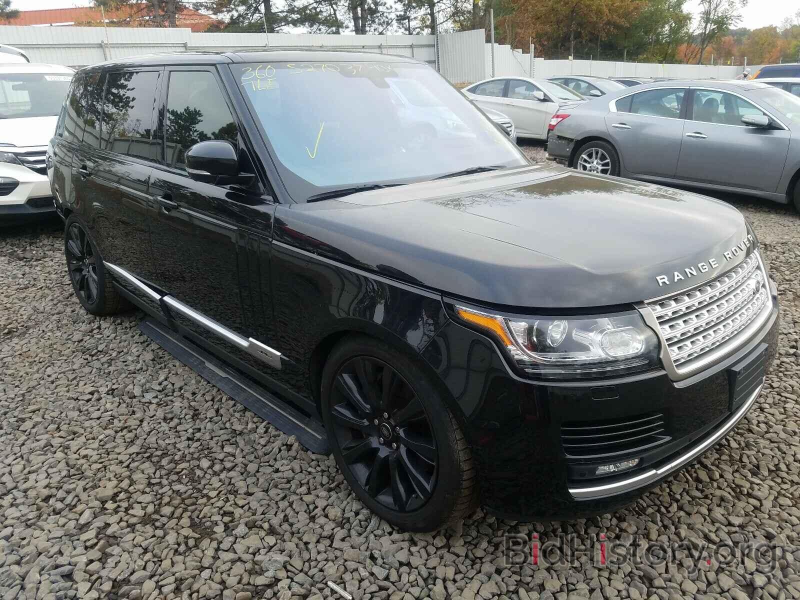 Photo SALGS3EF0GA283939 - LAND ROVER RANGEROVER 2016