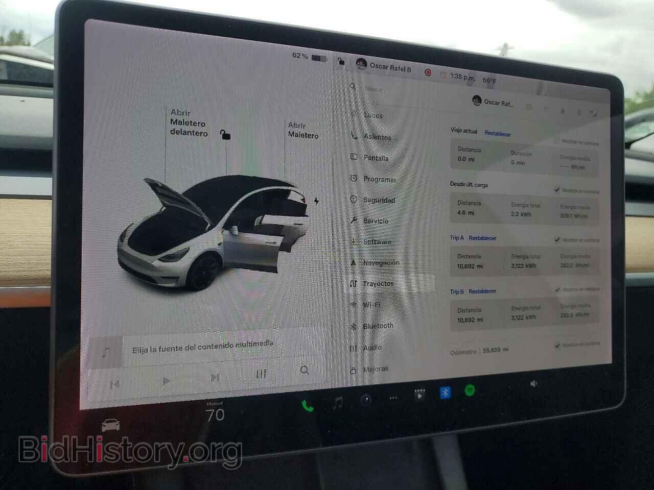 2021 TESLA MODEL Y - VIN: 5YJYGAEE0MF232081 - Фото 9
