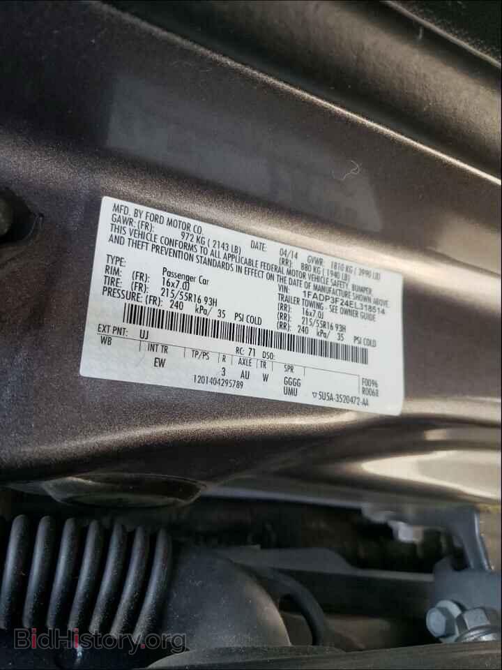 2014 FORD FOCUS - VIN: 1FADP3F24EL318514 - Photo 10