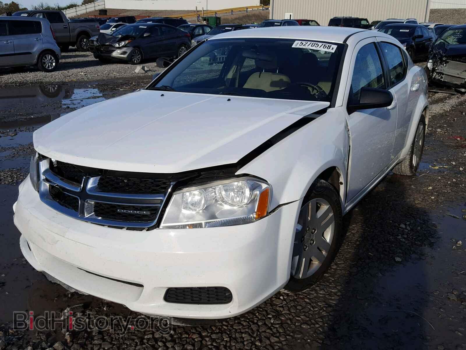 2012 DODGE AVENGER - VIN: 1C3CDZAB6CN144332 - Фото 2