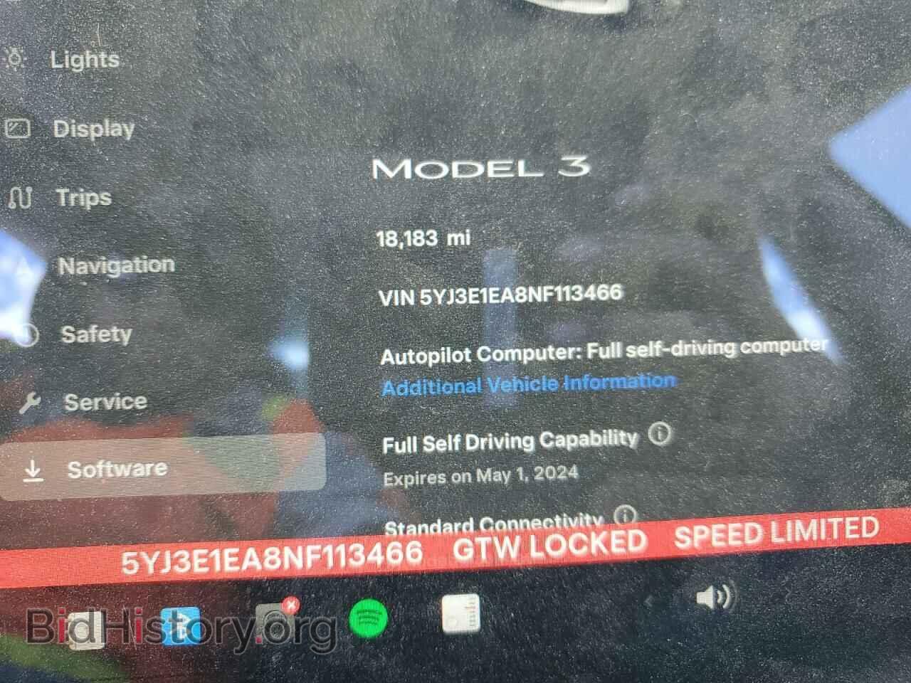 2022 TESLA MODEL 3 - VIN: 5YJ3E1EA8NF113466 - Photo 9