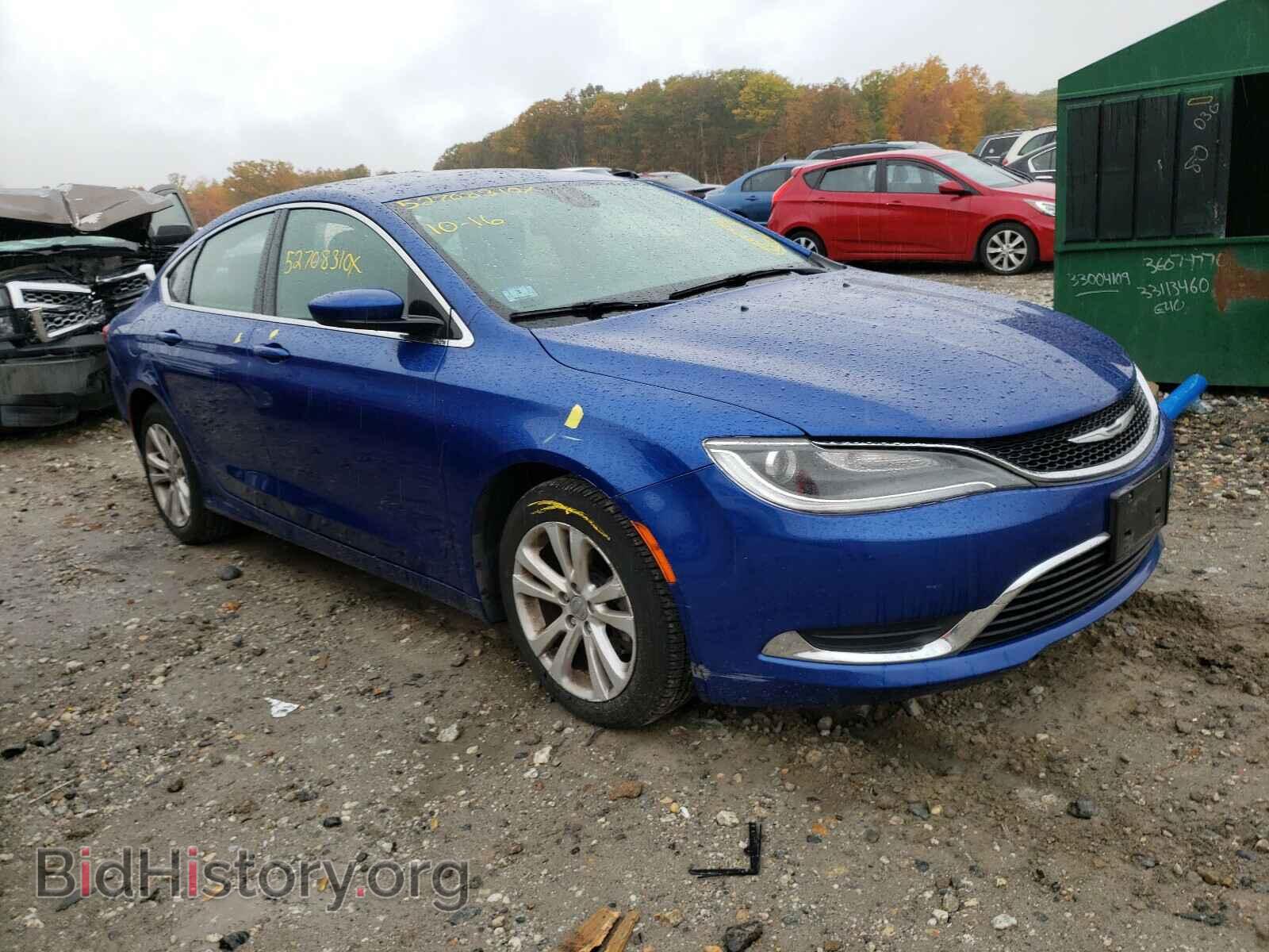 Фотография 1C3CCCAB5FN584563 - CHRYSLER 200 2015