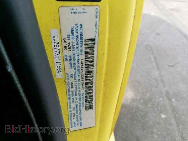 2000 VOLKSWAGEN BEETLE - VIN: 3VWCC21C2YM429431 - Фото 10