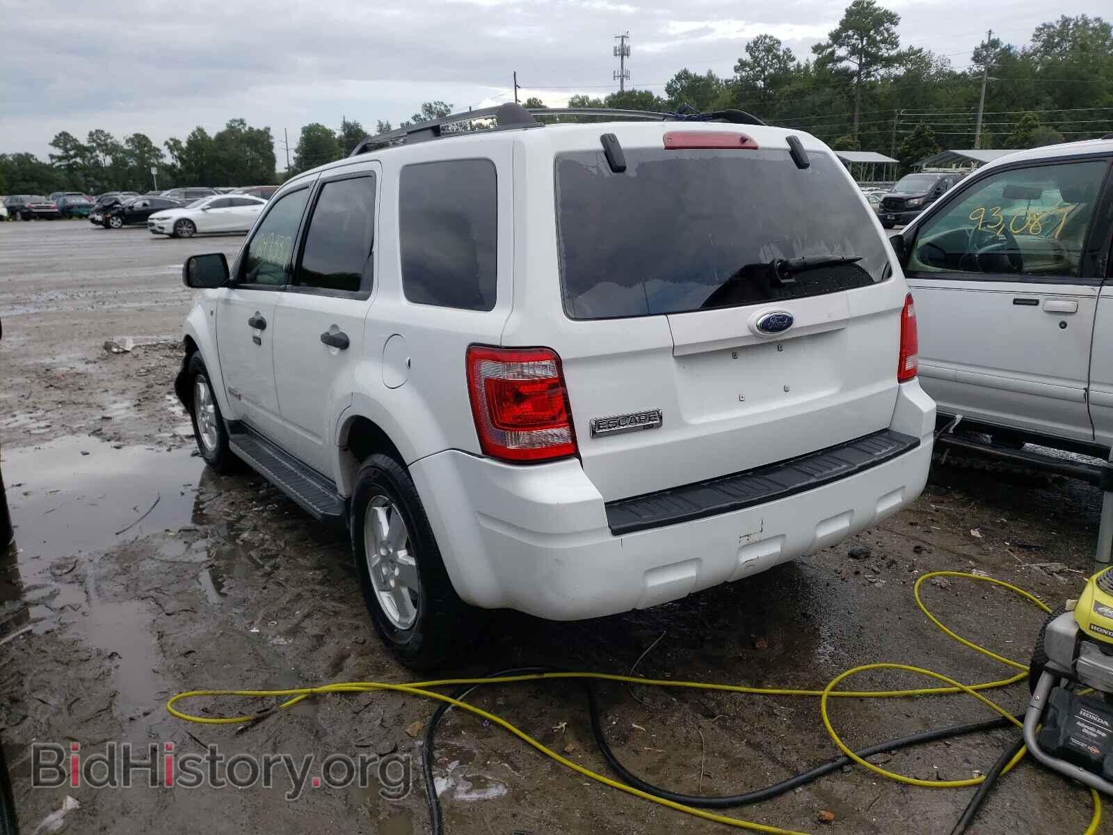 2008 FORD ESCAPE - VIN: 1FMCU03138KA55950 - Фото 3
