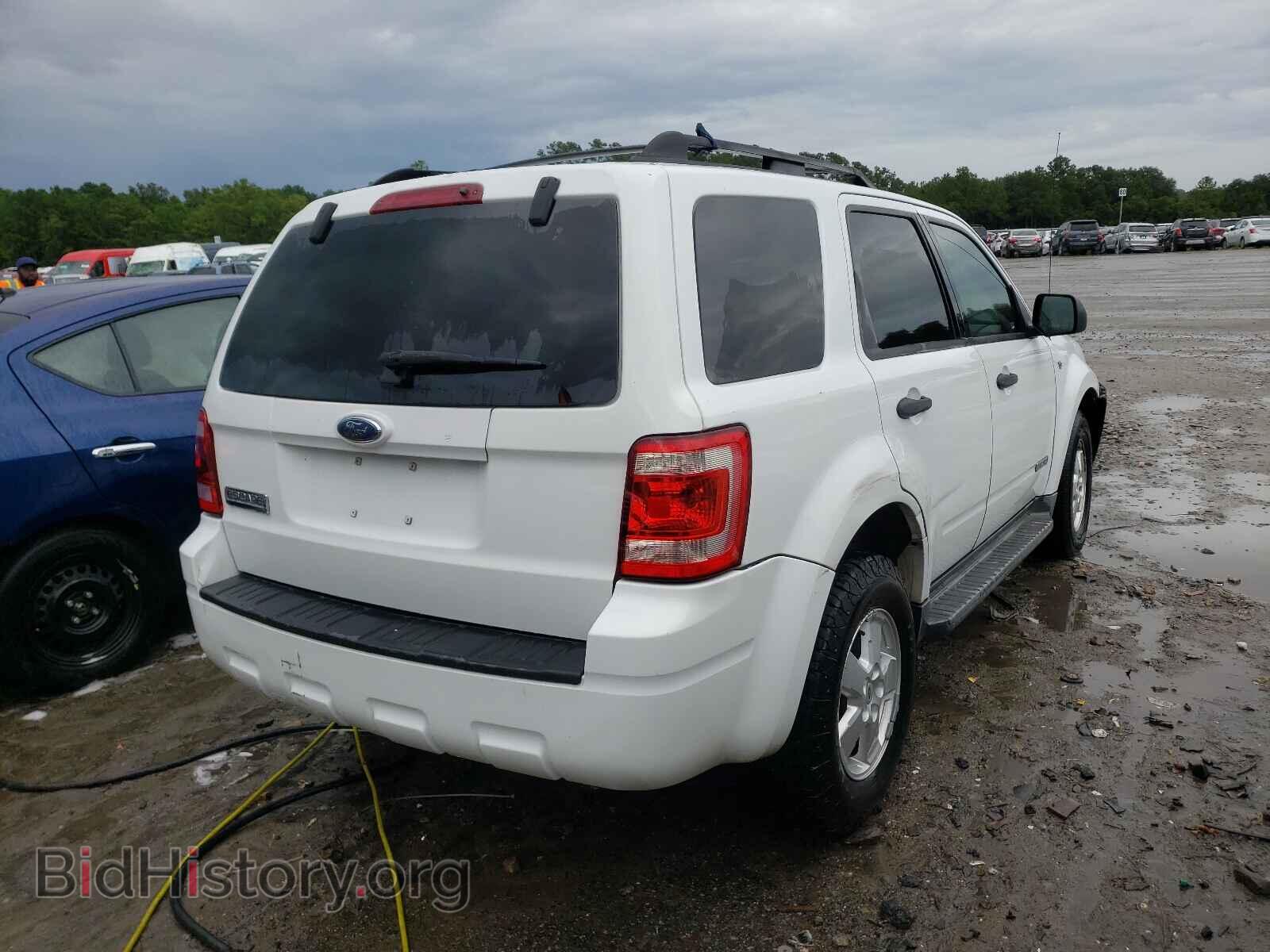 2008 FORD ESCAPE - VIN: 1FMCU03138KA55950 - Фото 4