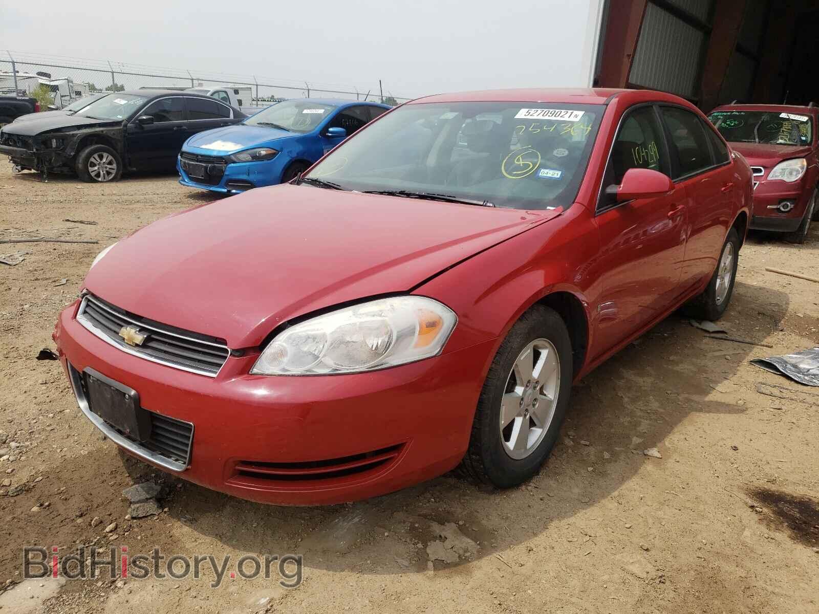 2008 CHEVROLET IMPALA - VIN: 2G1WT58K581254364 - Фото 2