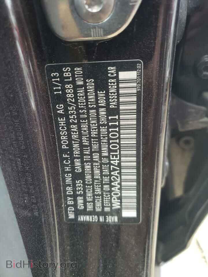 2014 PORSCHE PANAMERA - VIN: WP0AA2A74EL010111 - Фото 10