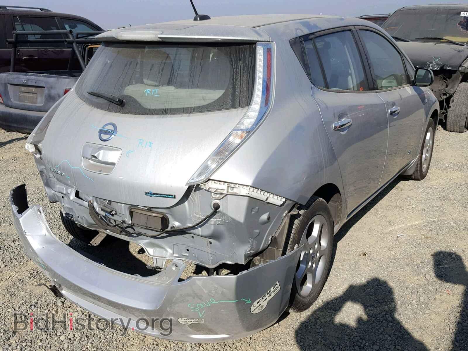 2012 NISSAN LEAF - VIN: JN1AZ0CPXCT025576 - Фото 4