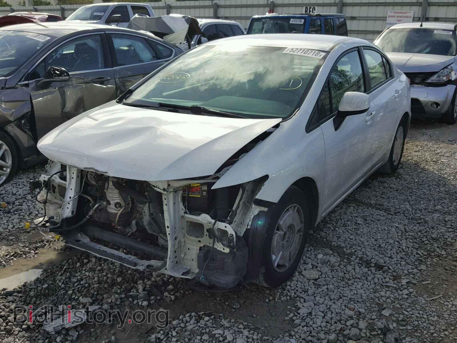 2012 HONDA CIVIC - VIN: 2HGFB2F67CH322924 - Фото 2