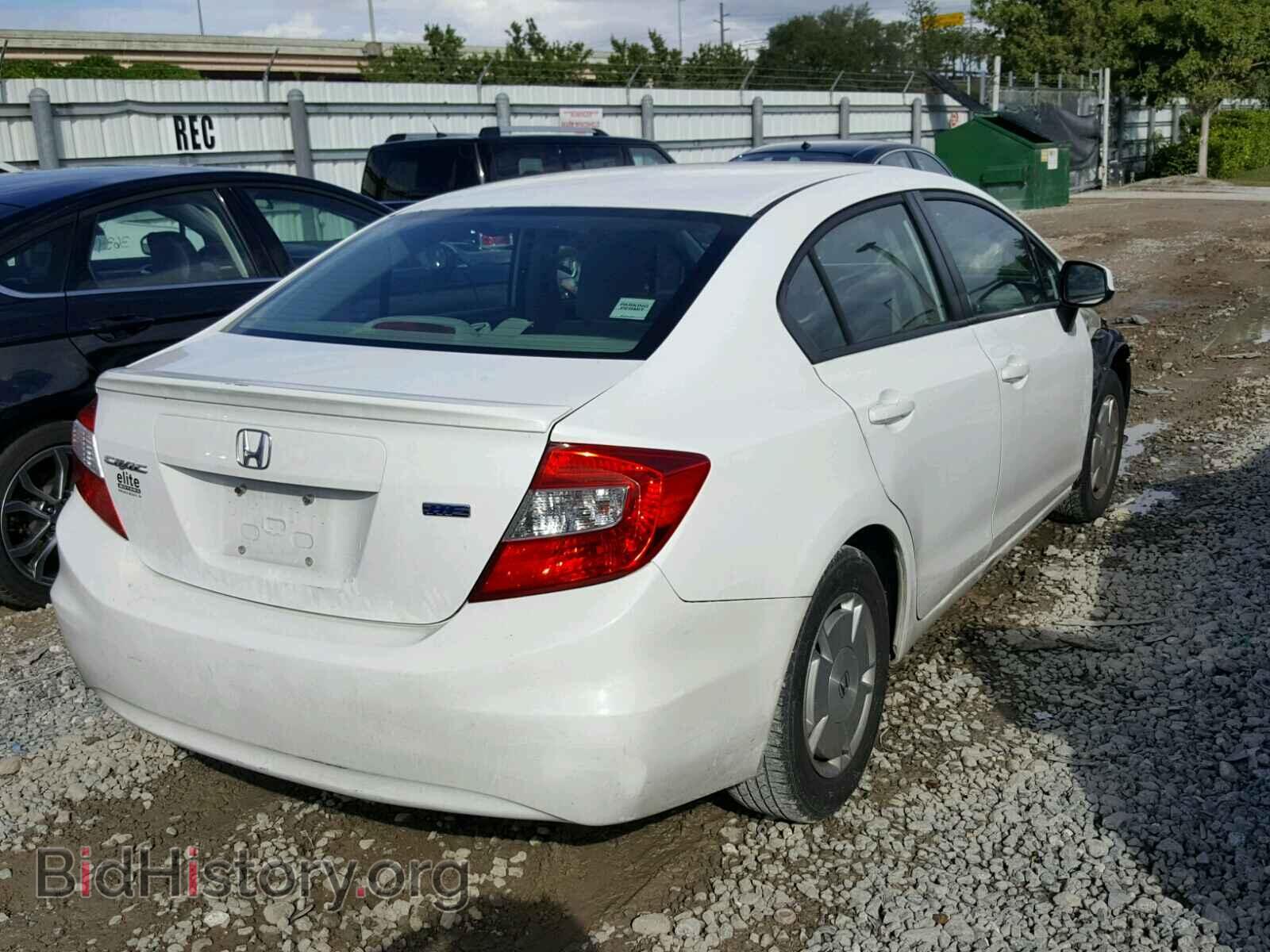 2012 HONDA CIVIC - VIN: 2HGFB2F67CH322924 - Фото 4
