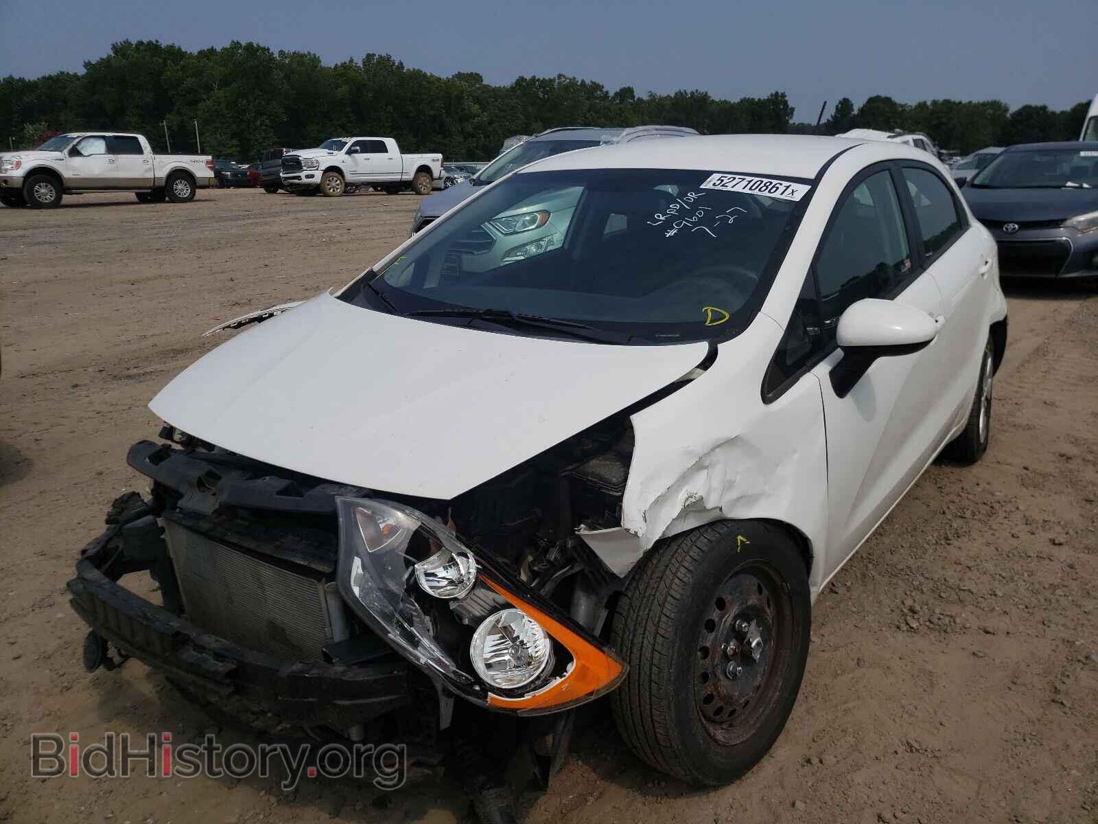 2012 KIA RIO - VIN: KNADM5A38C6023357 - Фото 2