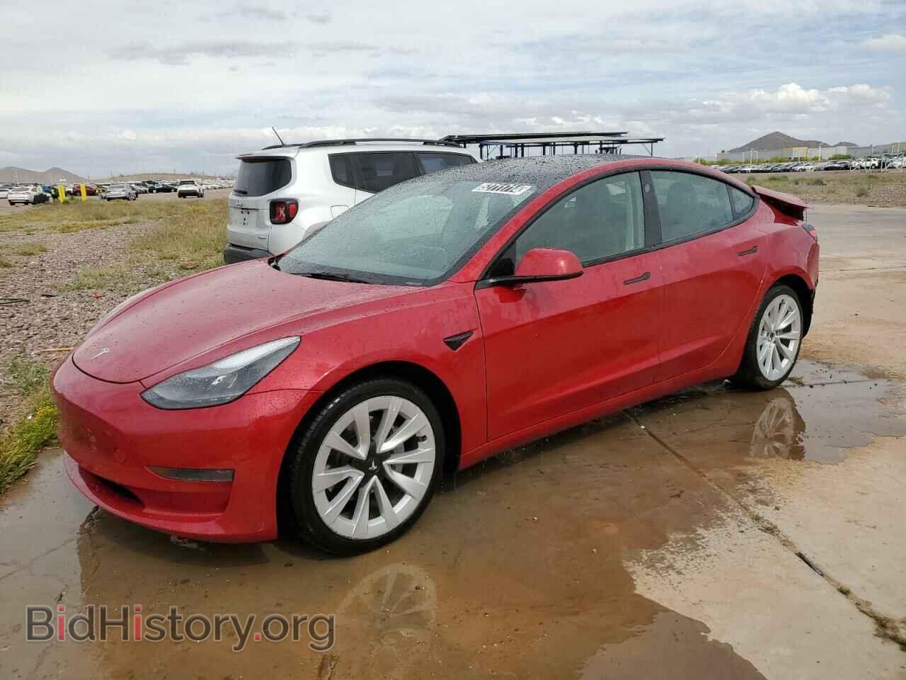 Photo 5YJ3E1EA9NF187298 - TESLA MODEL 3 2022