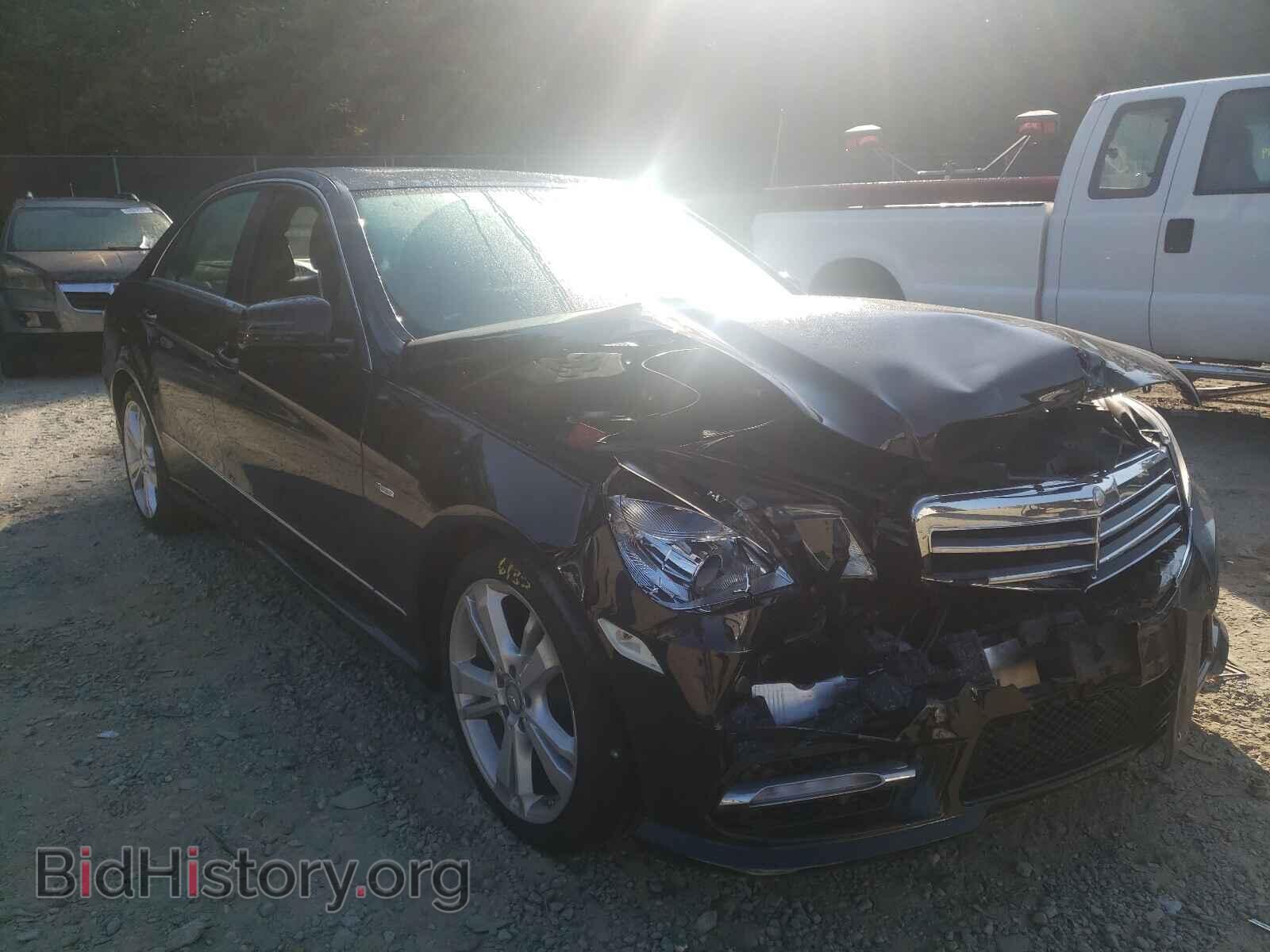 Photo WDDHF8JB1CA626385 - MERCEDES-BENZ E-CLASS 2012