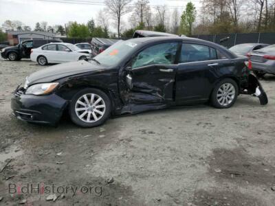 2013 Chrysler 200 Limited, черный — VIN 1C3CCBCG9DN751782, Copart