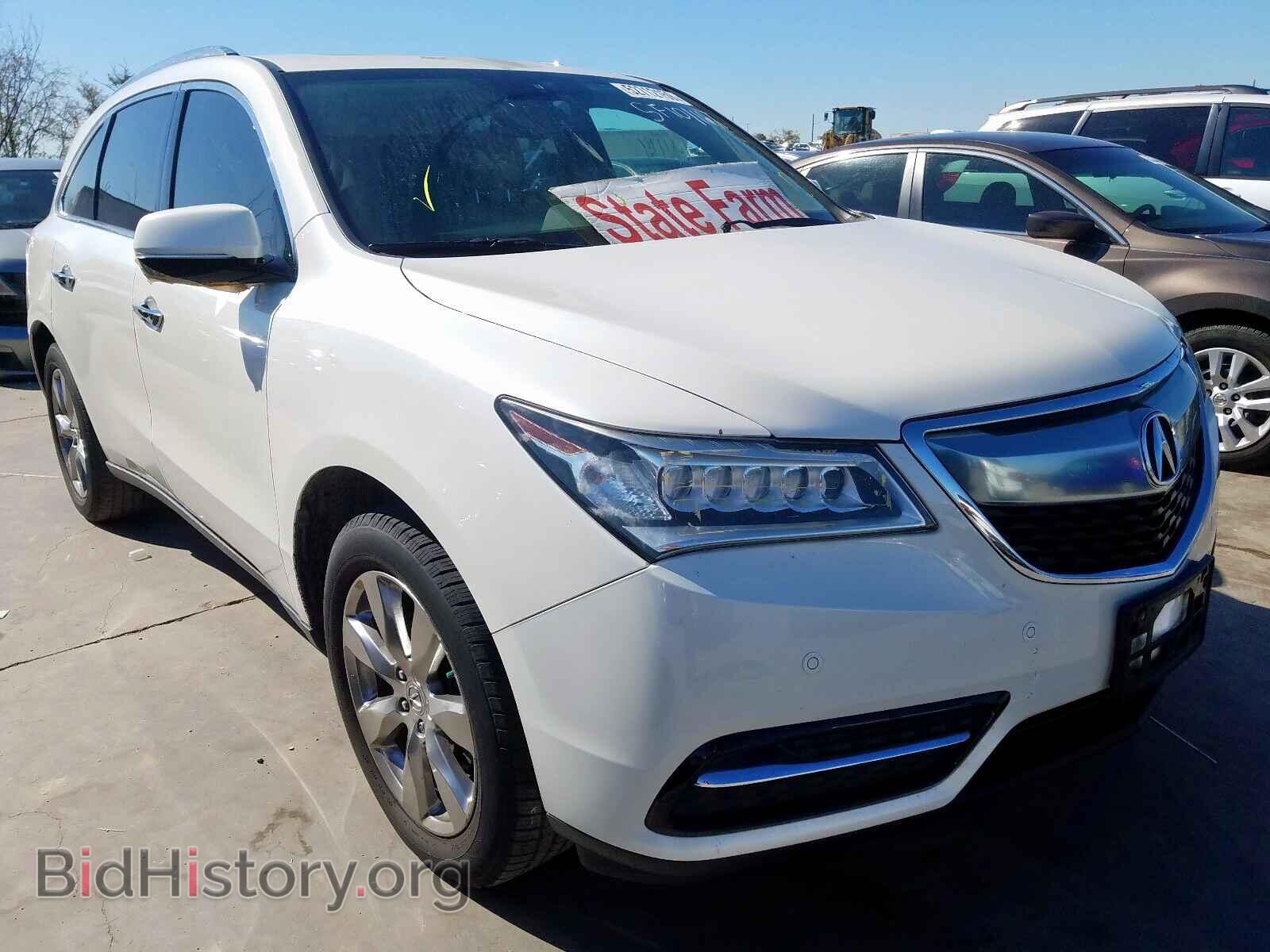 Фотография 5FRYD4H84EB002317 - ACURA MDX ADVANC 2014