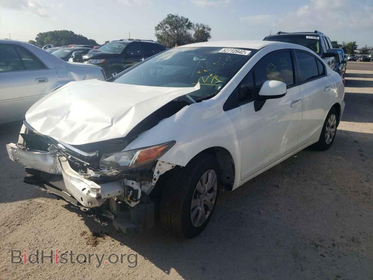 2012 HONDA CIVIC - VIN: 2HGFB2F57CH603371 - Фото 2