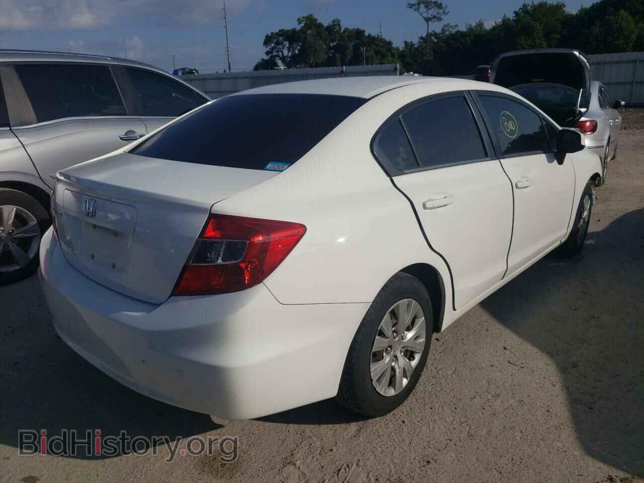 2012 HONDA CIVIC - VIN: 2HGFB2F57CH603371 - Фото 4