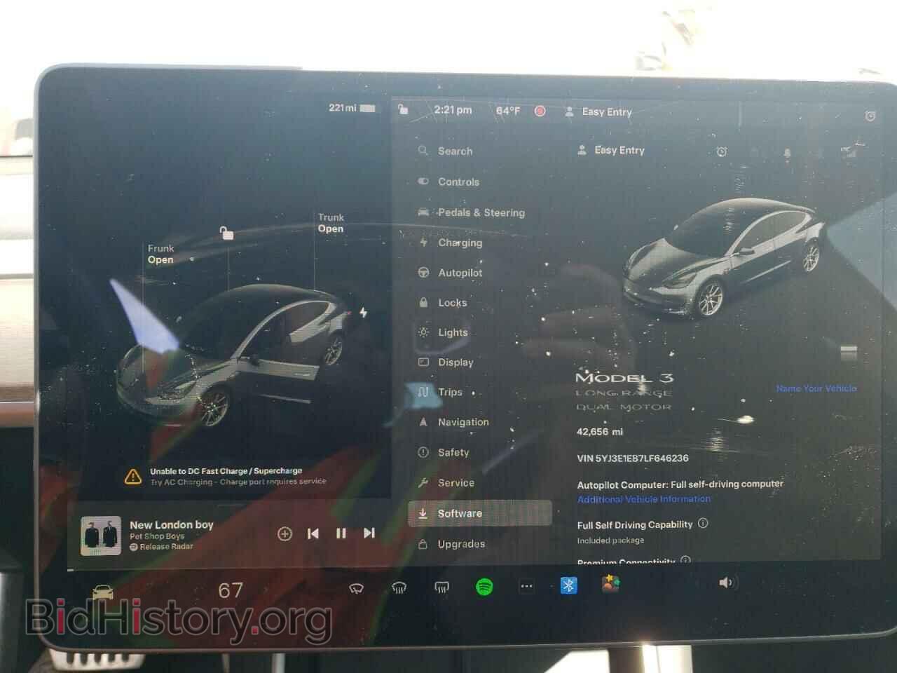2020 TESLA MODEL 3 - VIN: 5YJ3E1EB7LF646236 - Фото 9