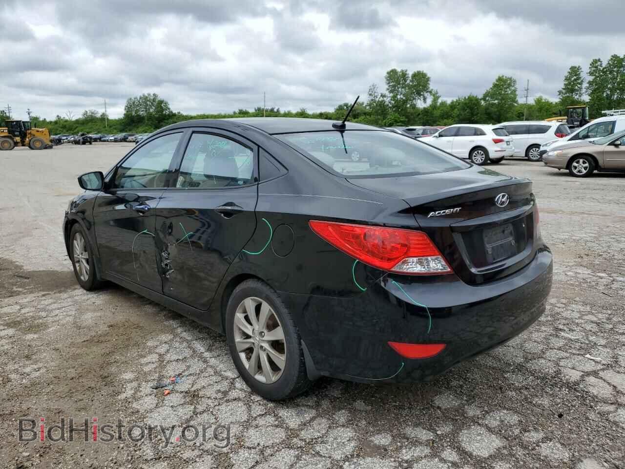 2012 HYUNDAI ACCENT - VIN: KMHCU4AE1CU244400 - Фото 2