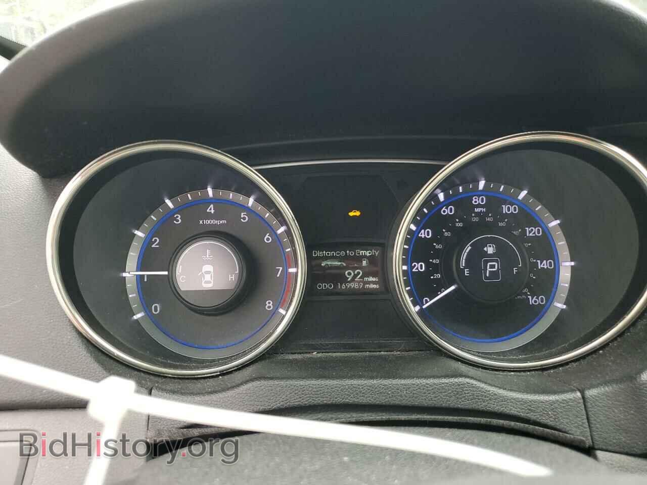 2012 HYUNDAI SONATA - VIN: 5NPEC4AC9CH360856 - Фото 9