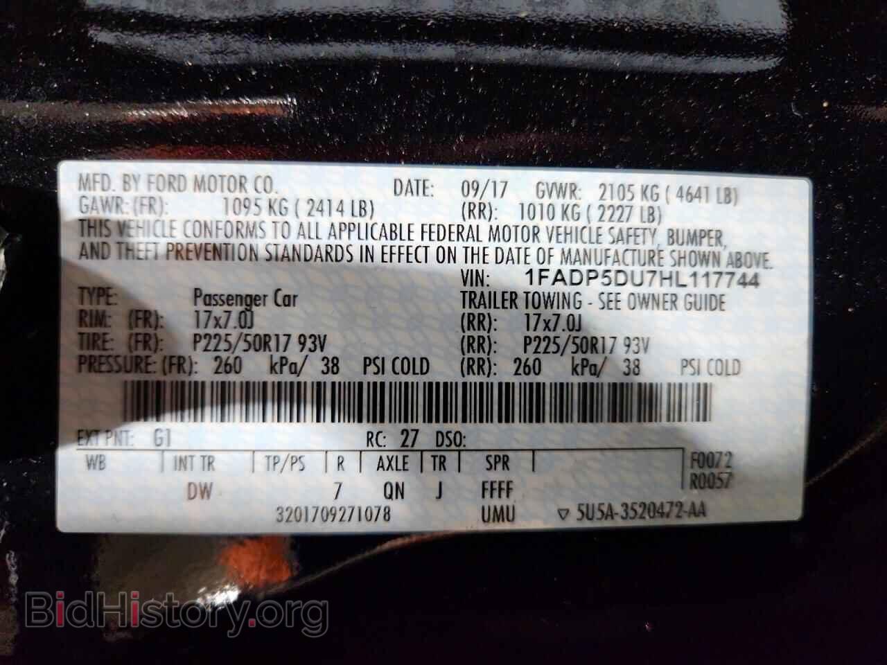 2017 FORD CMAX - VIN: 1FADP5DU7HL117744 - Фото 13