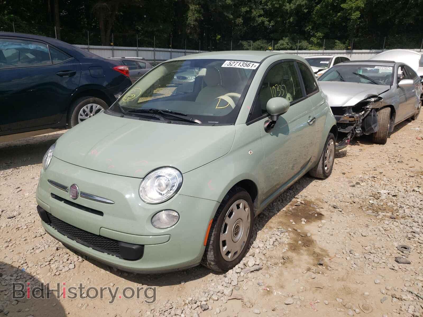 2012 FIAT 500 - VIN: 3C3CFFAR4CT212326 - Фото 2