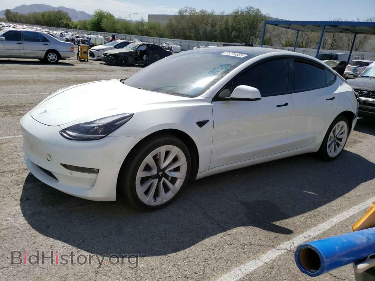 Photo 5YJ3E1EB1MF866747 - TESLA MODEL 3 2021