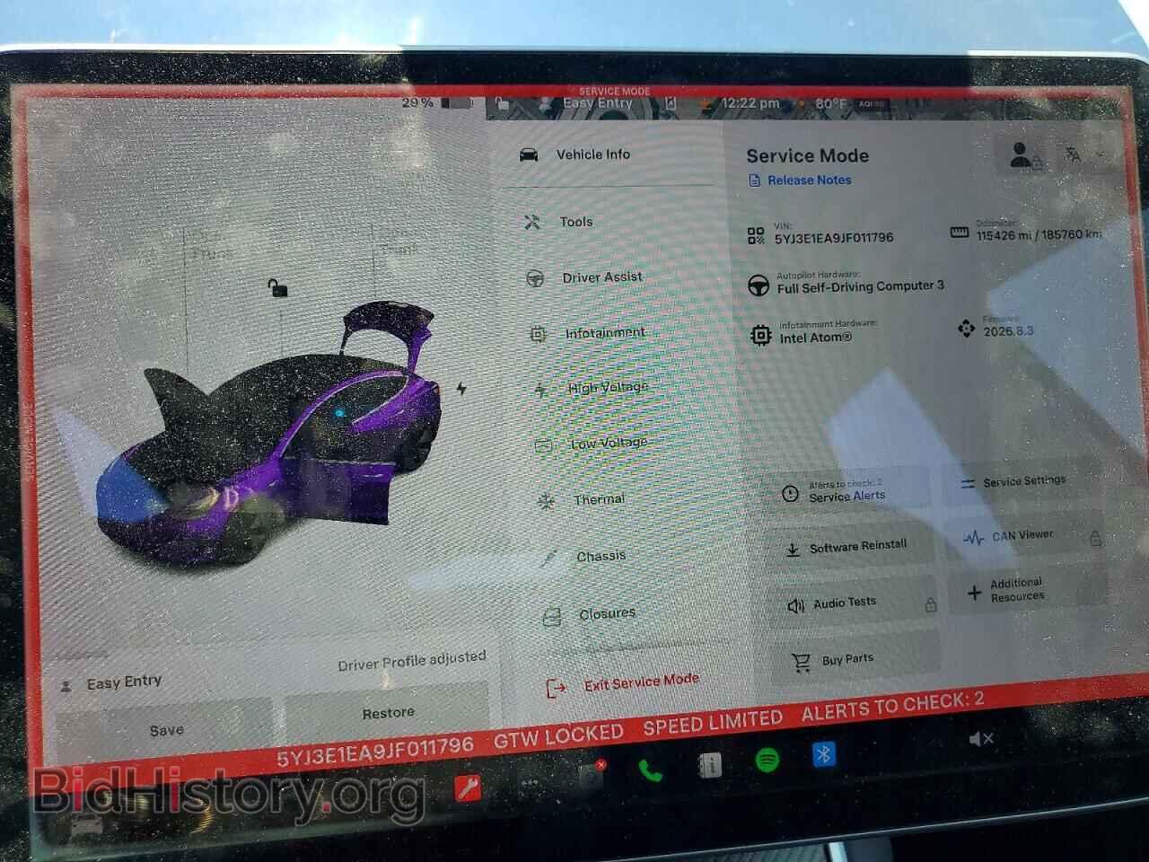 2018 TESLA MODEL 3 - VIN: 5YJ3E1EA9JF011796 - Photo 9