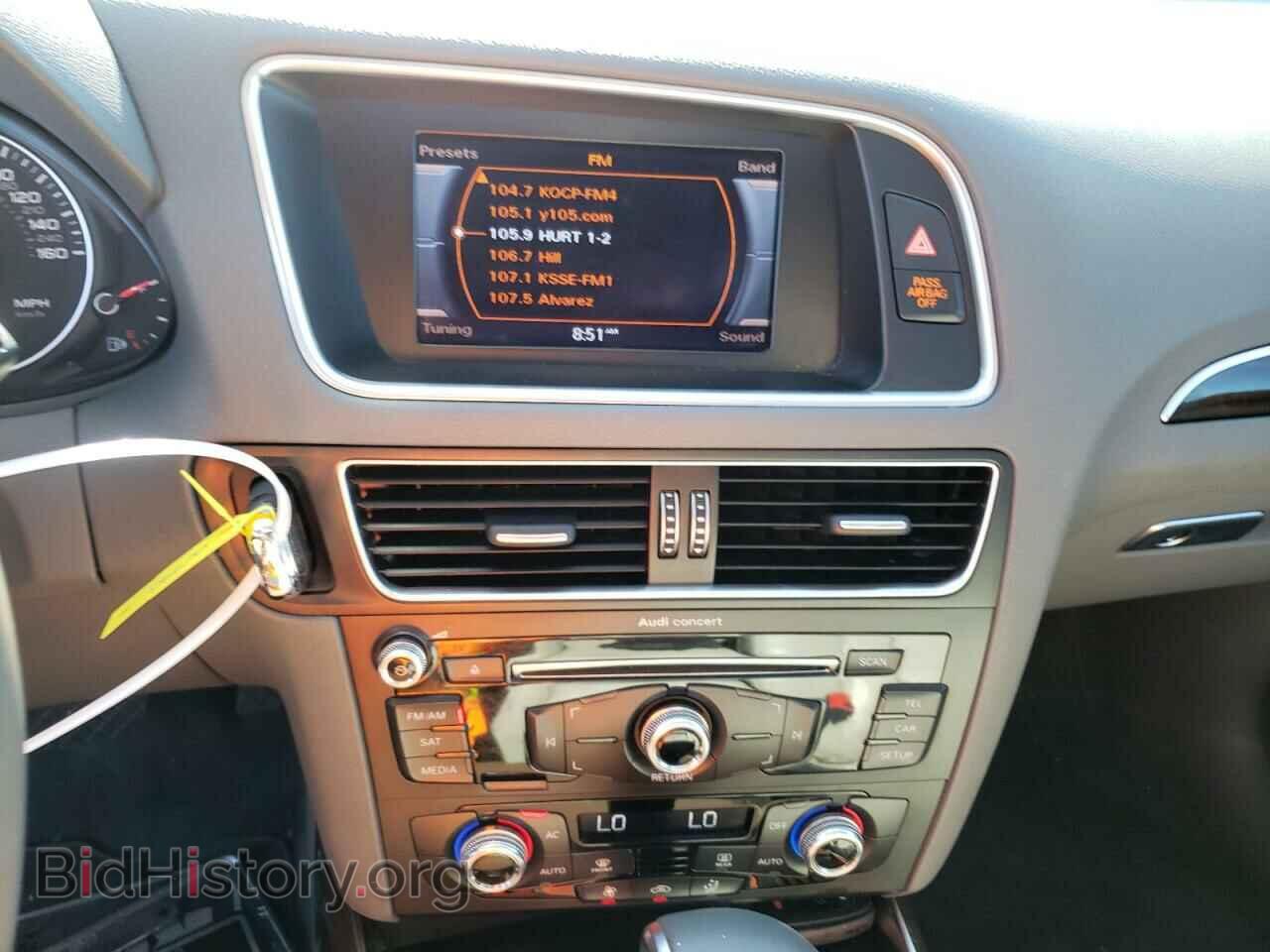 2014 AUDI Q5 - VIN: WA1CFAFP5EA106610 - Фото 9