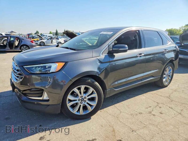 2019 Ford EDGE Titanium (VIN 2FMPK3K96KBB54585) — photo 1 of 14, Copart, damage: rear end