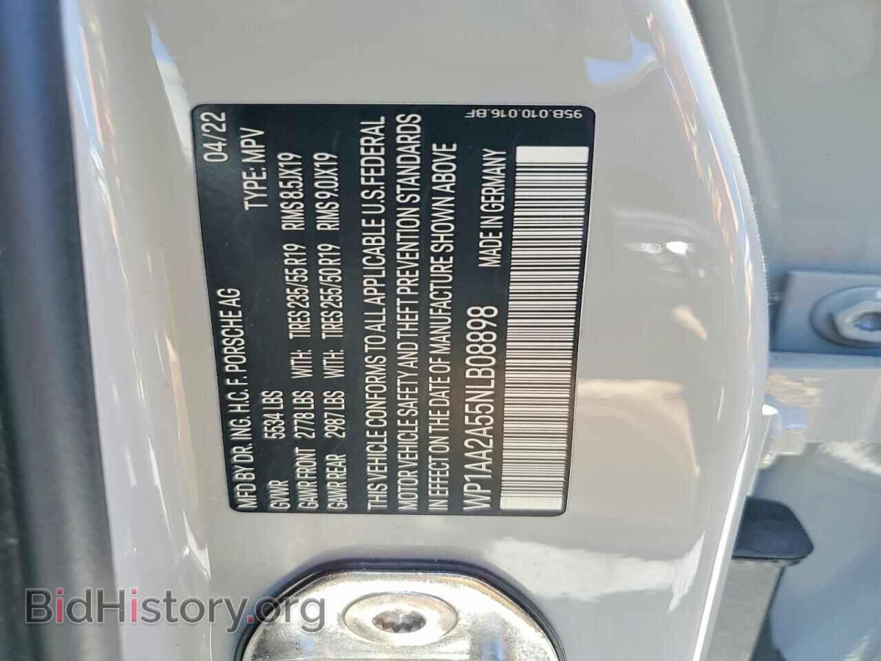 2022 PORSCHE MACAN - VIN: WP1AA2A55NLB08898 - Photo 14