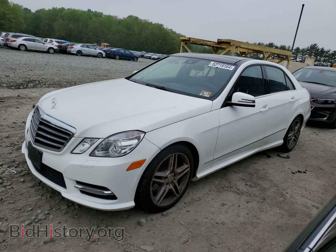 Photo WDDHF8JB4DA763368 - MERCEDES-BENZ E-CLASS 2013
