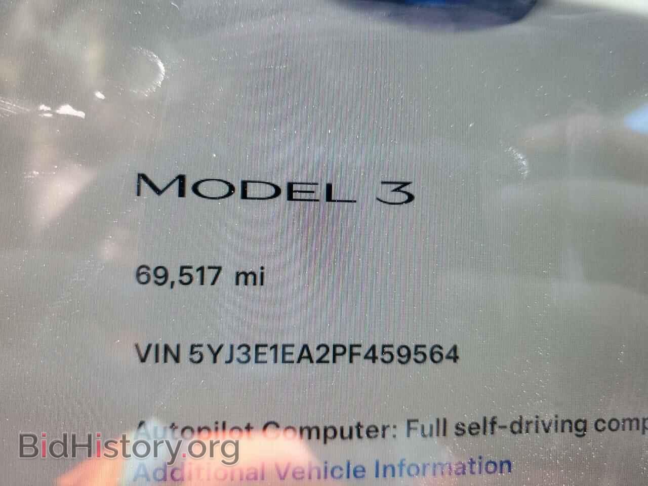 2023 TESLA MODEL 3 - VIN: 5YJ3E1EA2PF459564 - Фото 9