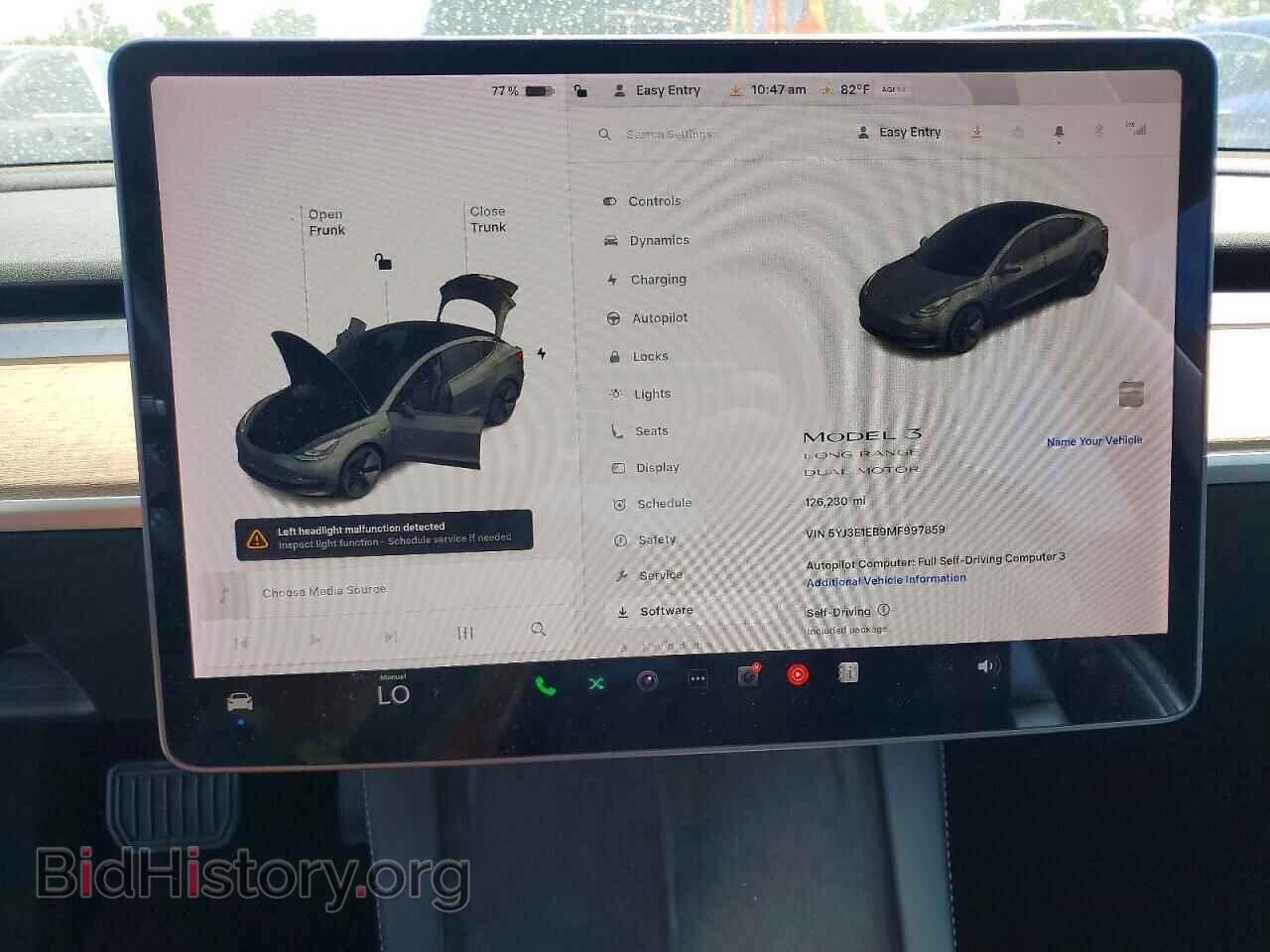 2021 TESLA MODEL 3 - VIN: 5YJ3E1EB9MF997859 - Photo 9