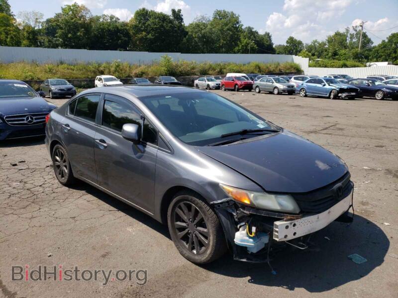 2012 Honda CIVIC Civic EX (VIN 2HGFB2F86CH553055) — фото 1 из 10, Copart, повреждение: передняя часть