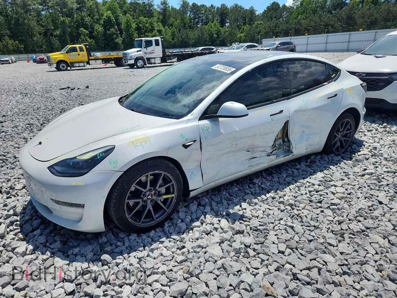 Фотография 5YJ3E1EA4MF877927 - TESLA MODEL 3 2021