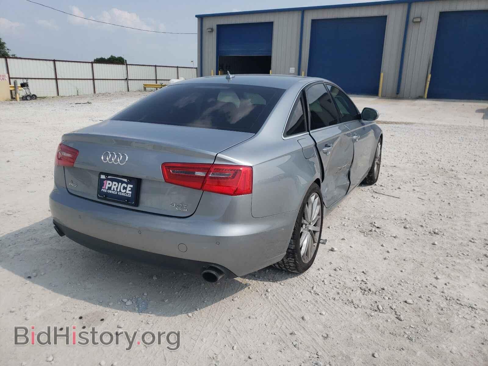 2012 AUDI A6 - VIN: WAUGGAFC5CN117160 - Фото 4