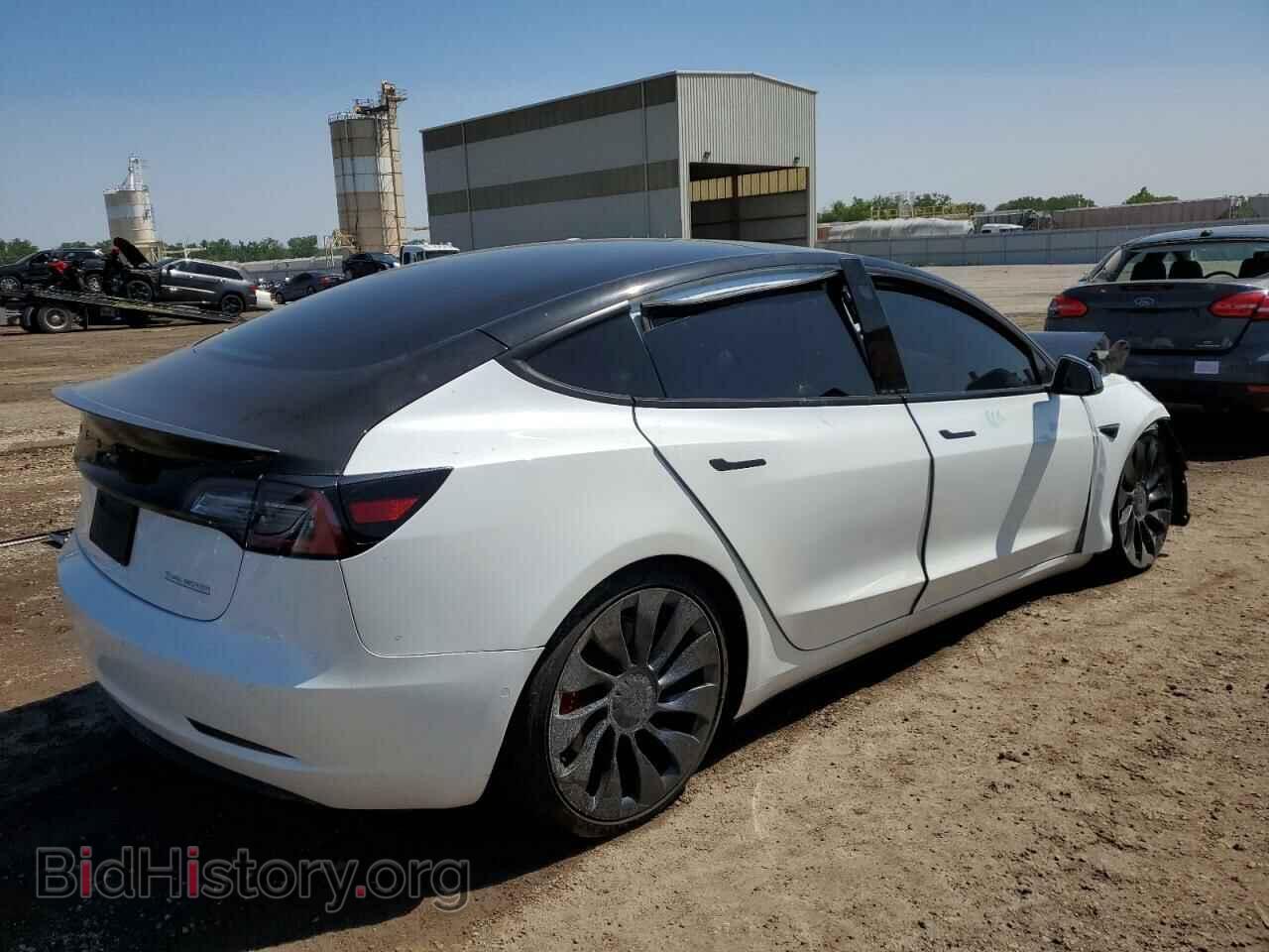 2022 TESLA MODEL 3 - VIN: 5YJ3E1EC0NF165742 - Фото 3
