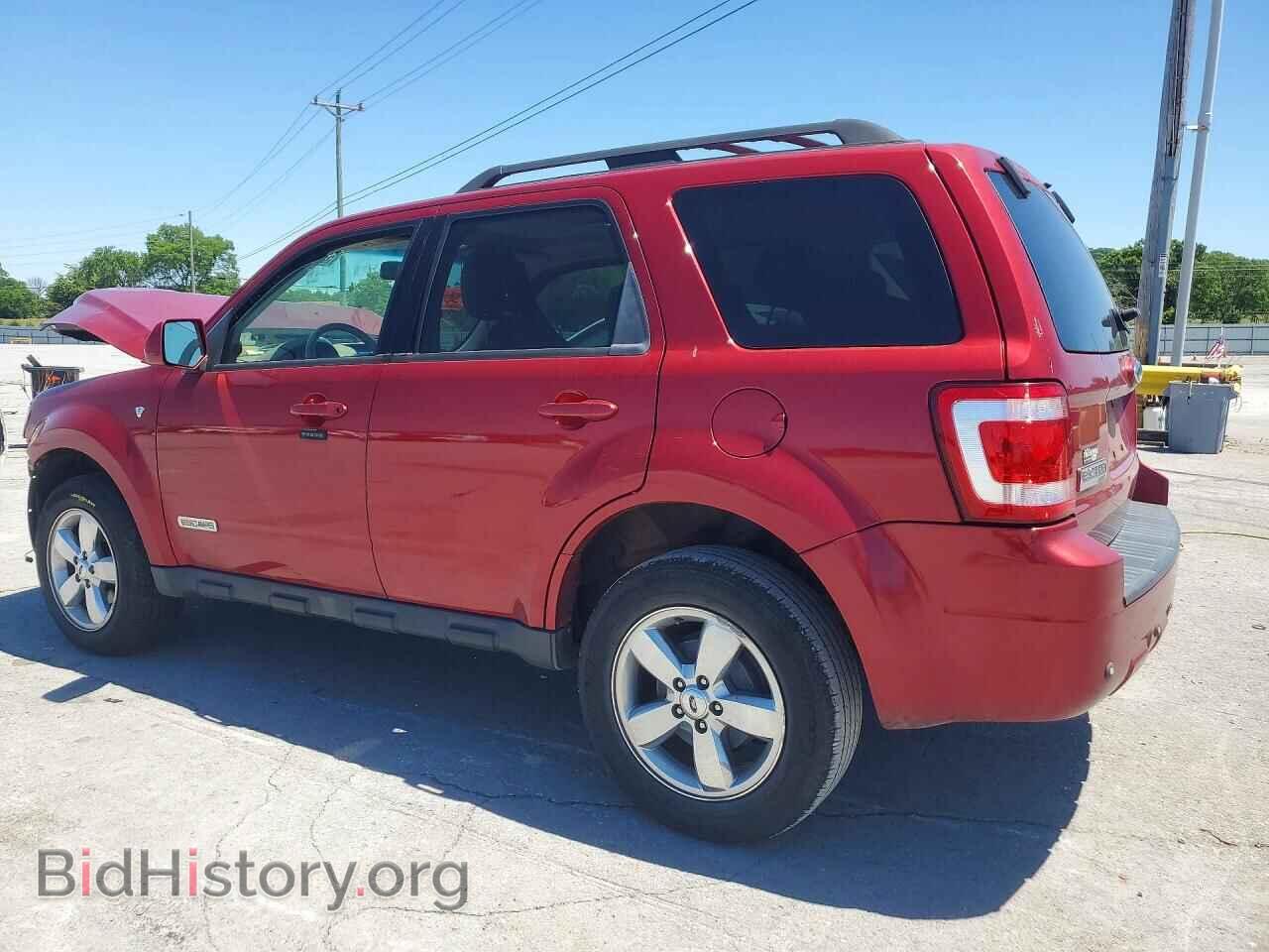 2008 FORD ESCAPE - VIN: 1FMCU04148KE03608 - Фото 2