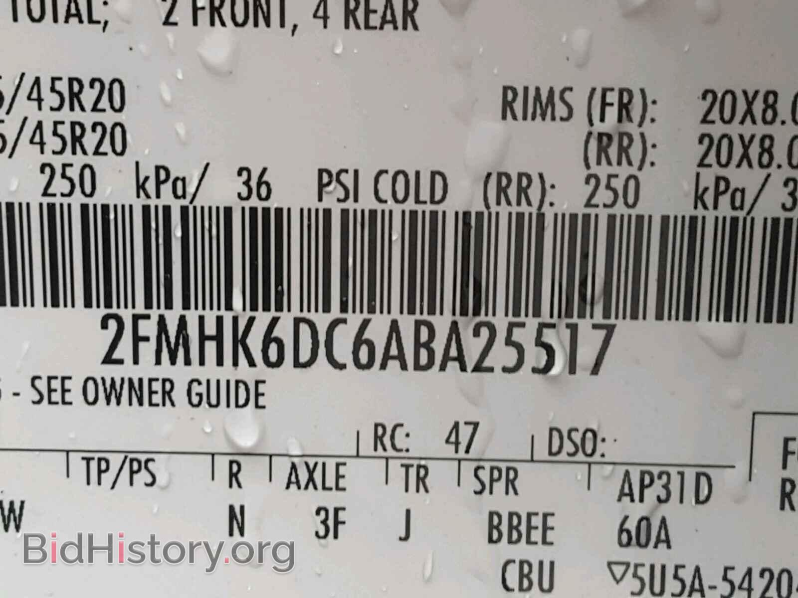2010 FORD FLEX LIMIT - VIN: 2FMHK6DC6ABA25517 - Photo 10