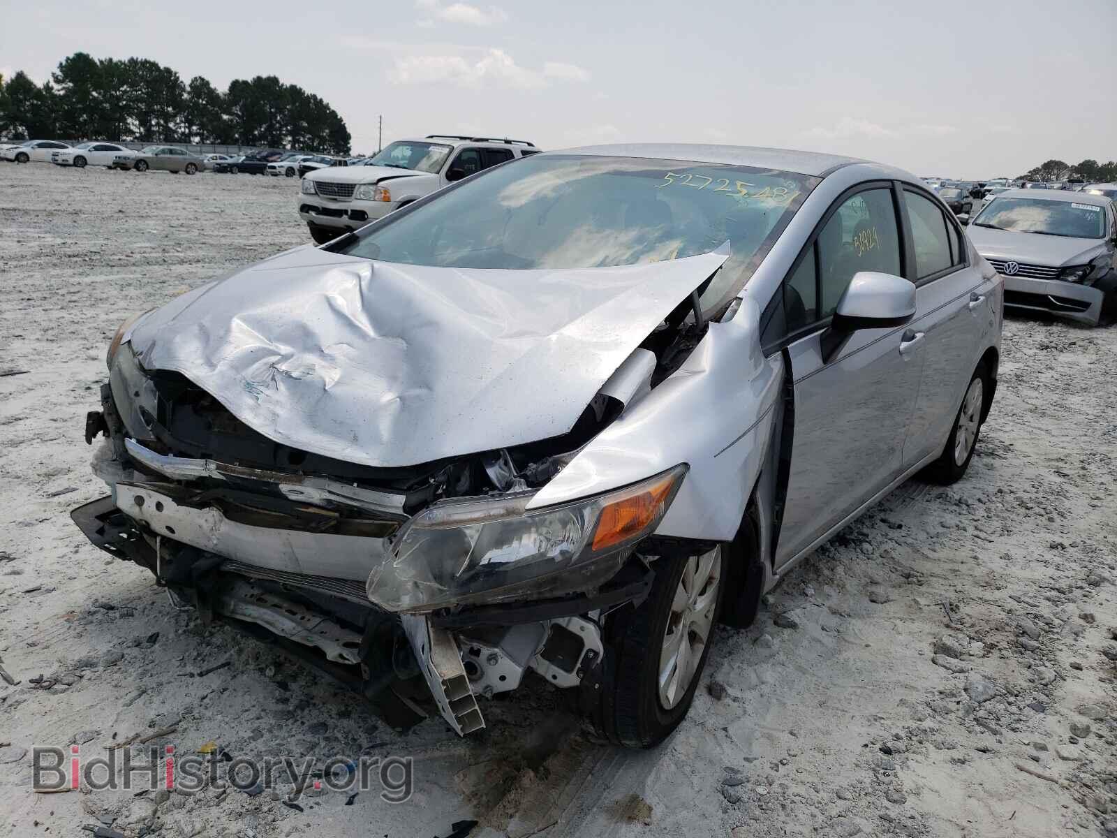 2012 HONDA CIVIC - VIN: 19XFB2E55CE010636 - Фото 2