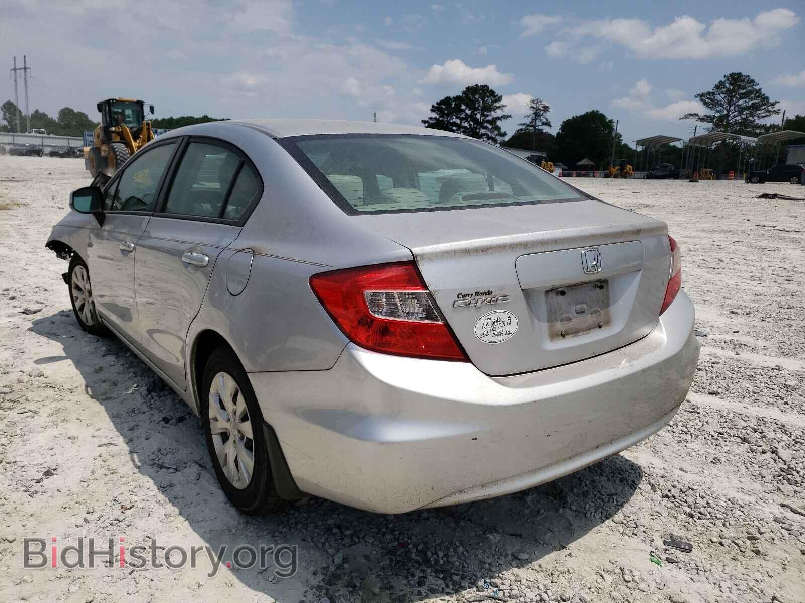 2012 HONDA CIVIC - VIN: 19XFB2E55CE010636 - Фото 3