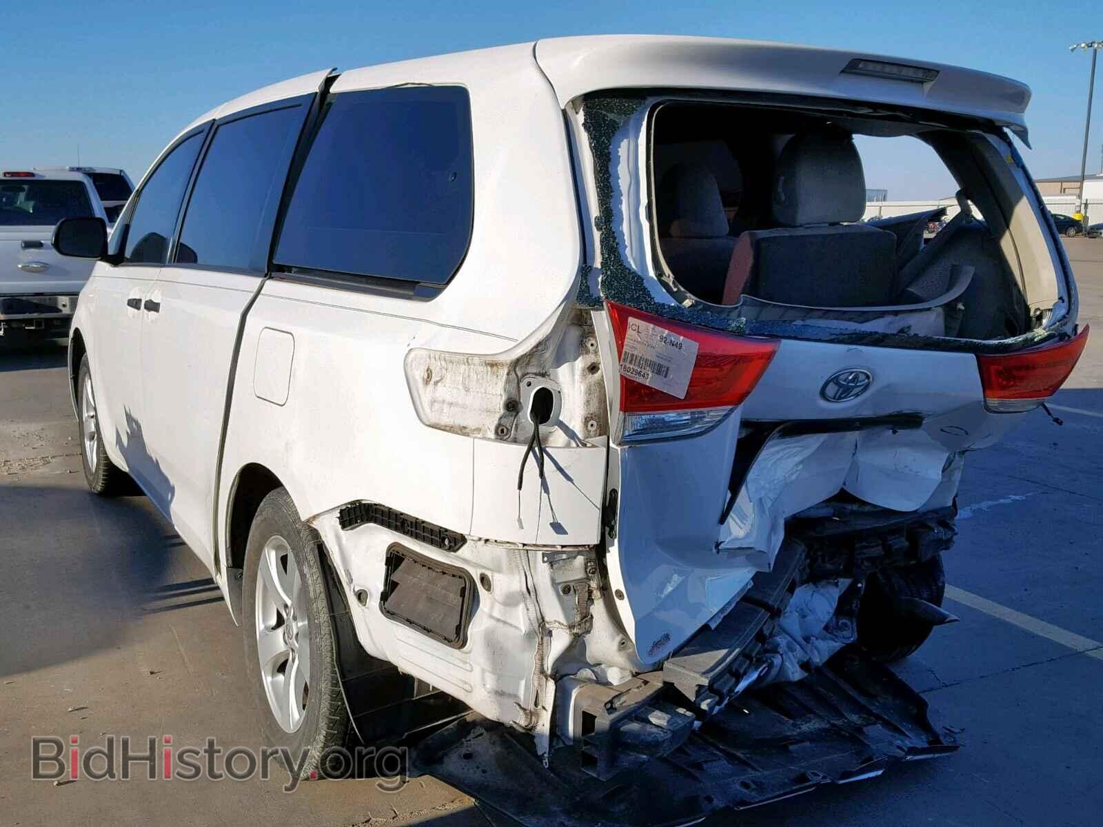2012 TOYOTA SIENNA BAS - VIN: 5TDKA3DC5CS012416 - Photo 3