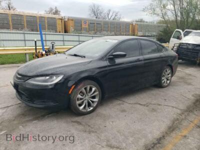 2016 Chrysler 200 S, черный — VIN 1C3CCCBB3GN115536, Copart