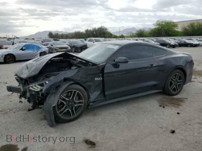 2020 Ford MUSTANG GT, черный — VIN 1FA6P8CF7L5163410, Copart