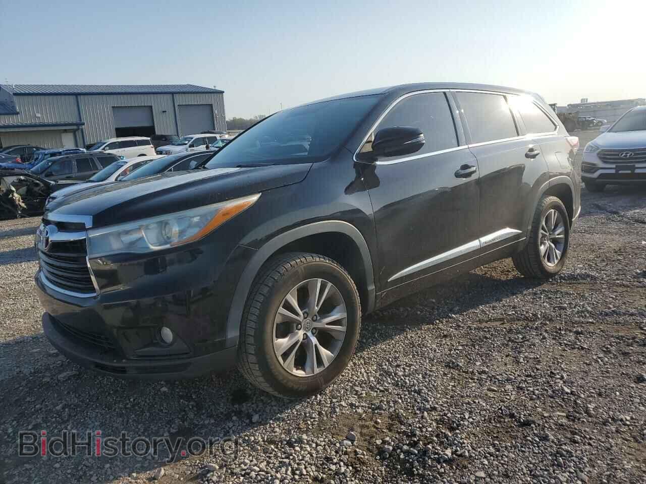 Photo 5TDZKRFH2FS106927 - TOYOTA HIGHLANDER 2015