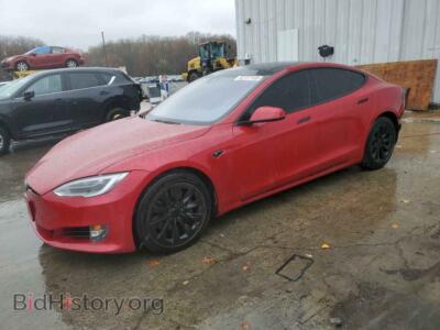 2016 Tesla MODEL S, красный — VIN 5YJSA1E24GF153482, Copart